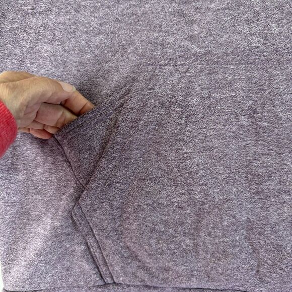 Zenana Womens Pullover Hoodie Size Small Heather Purple Pouch Pocket - Picture 5 of 12